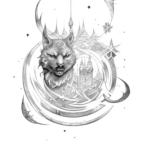 Starlight Night Art Van Goh Skyrim Nordic