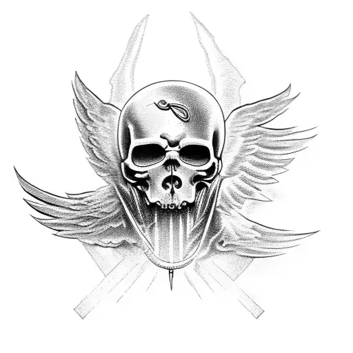 Angel Of Death With A War Theme