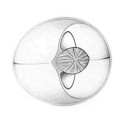 An Egg On A Black Background