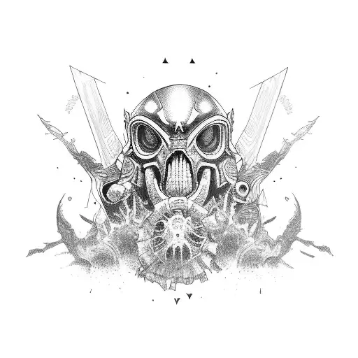 Apocalypse In Las Vegas With Mustang Car