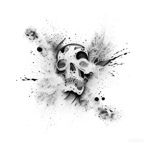 Abstract Paint Splash