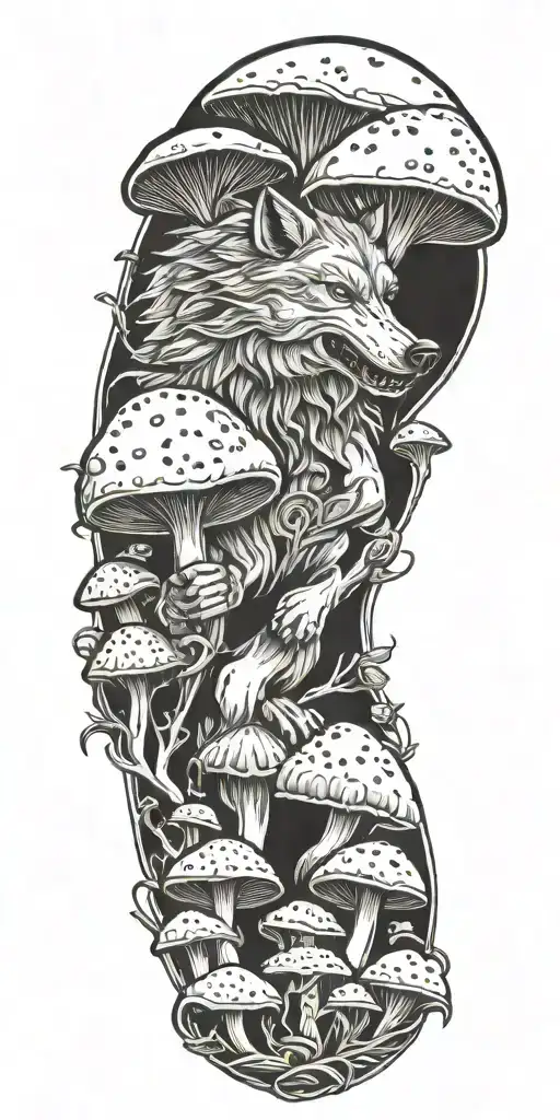Warrior Wolf Mushrooms