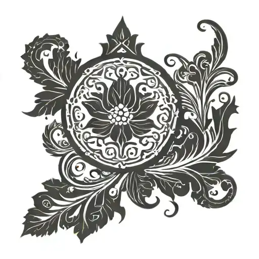 Dark Ornamental Design