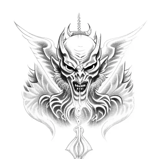 Demon Wearing Angel Mask