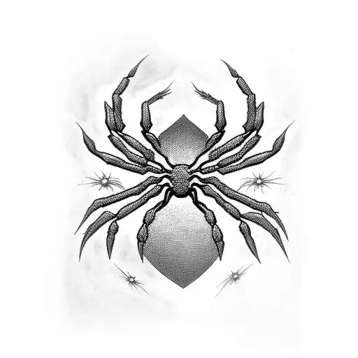 Spider Back Tattoo Hisoka Hunter X Hunter Using The Number 22 Istead Of The Number 4