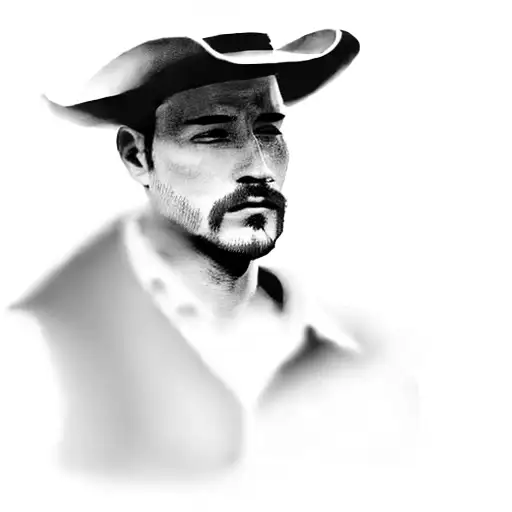 A Man In A Cowboy Hat