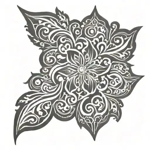Negative Space Filigree Design