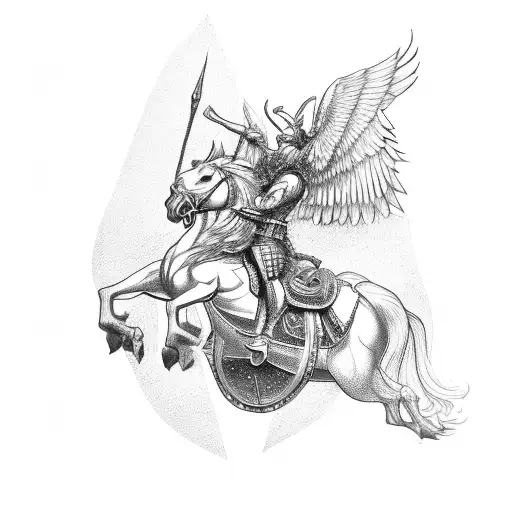 Odin Riding Sleipnir Into Battle