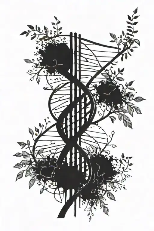 Overgrown Dna Strand