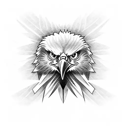 Eagle With Eiffel Tower