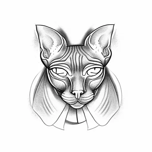 Egypt Sphynx Cat
