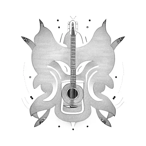 Acoustic Guitar Tribal