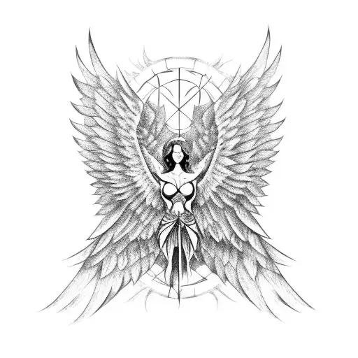 Evil Angel With Wings