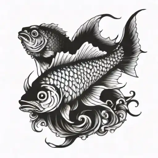 Fish Biting Its Tail