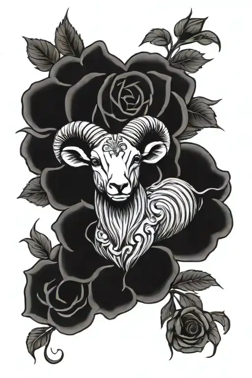 Aries And A Rose