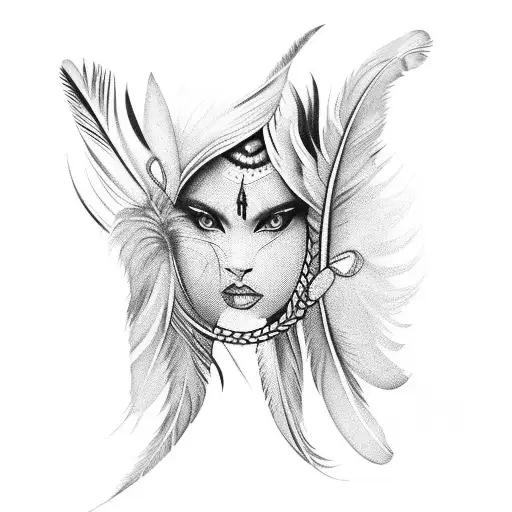 Feathers Depicting Strength