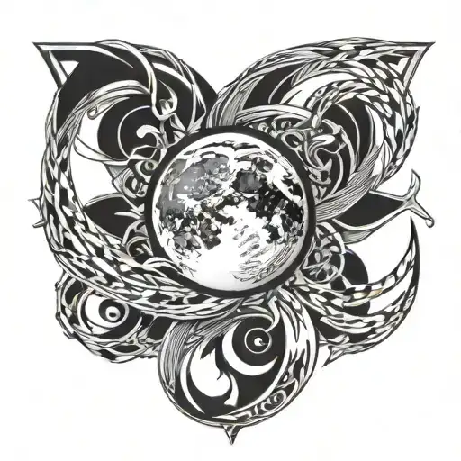 The Moon Intertwined