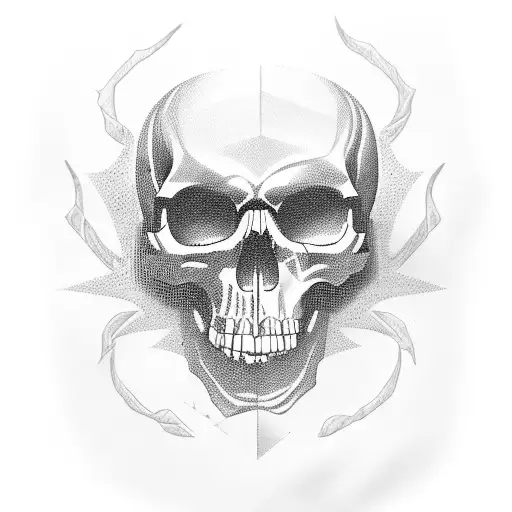 Dark Skull Trikpy Beautiful