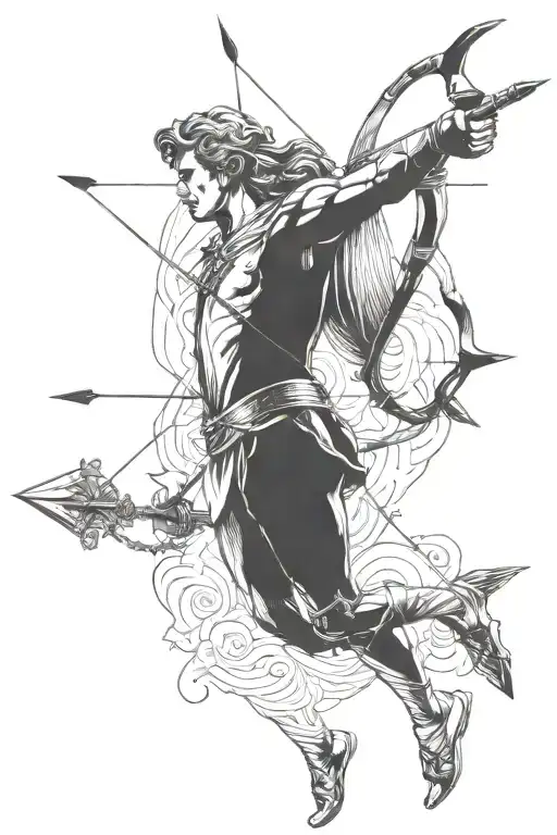 Apollo Shooting An Arrow