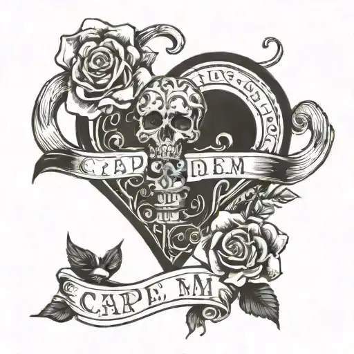 Quote 'Carpe Diem Memento Mori