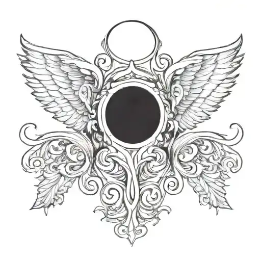 Symmetrical Angel Wings