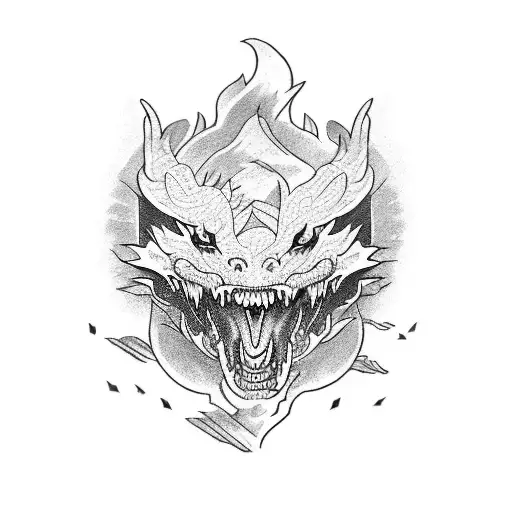 Dragon Fighting Panther