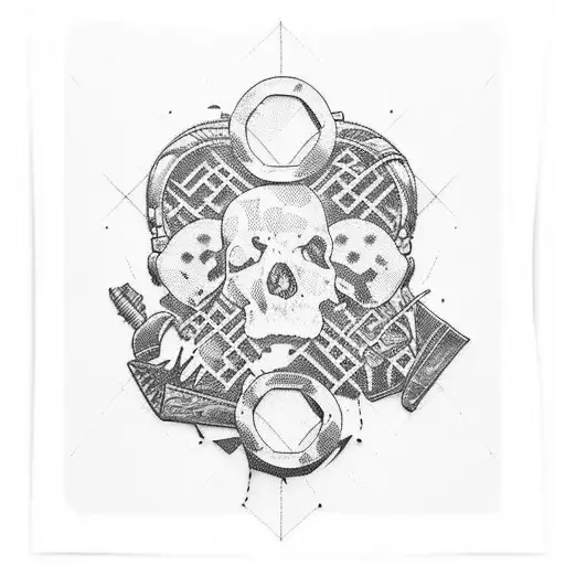 Hip Hop Rap Inspired Trash Polka Design