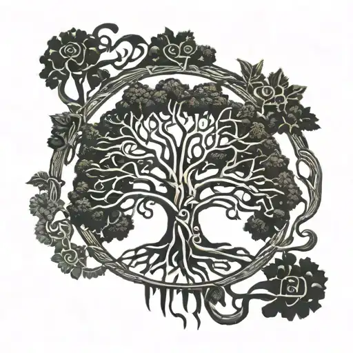 A Family Tree Intertwined With Military Symbols