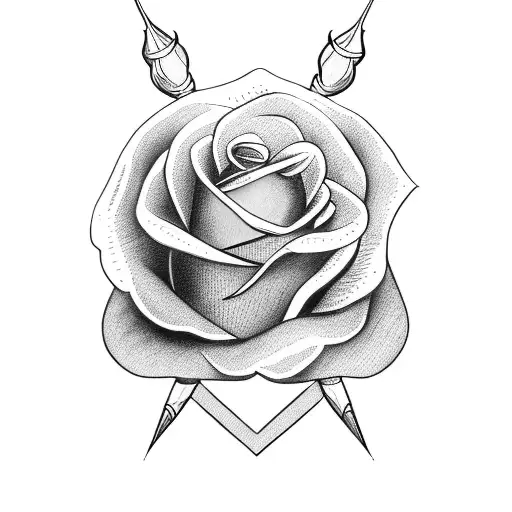 Arrow With Rose