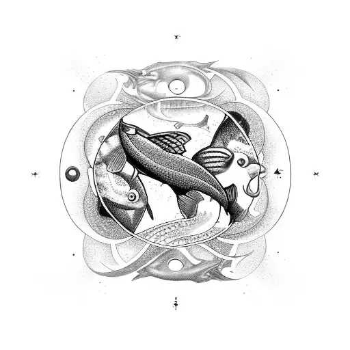 Pisces Zodiac Sign With A Name Dara