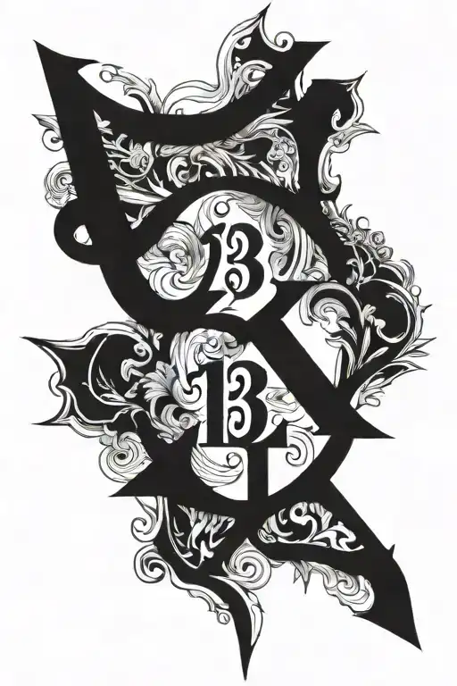 Roman Numeral 23 Number