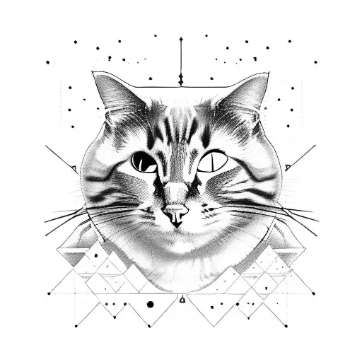 Scientist Holding A Cat While Exploring A Mystical Dungeon