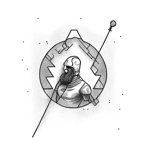 Man Climbing Medical Mountain