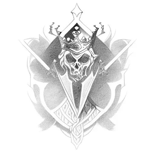 A Gothic Style Chess Piece King