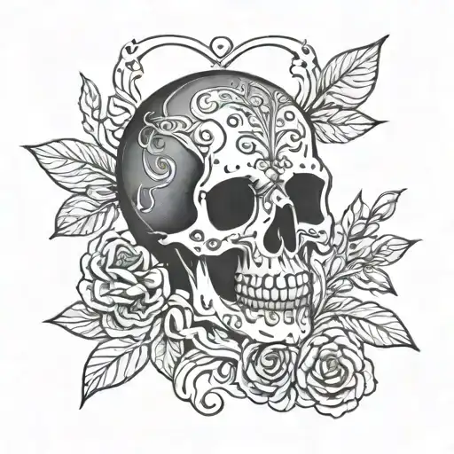 Skull Death Love