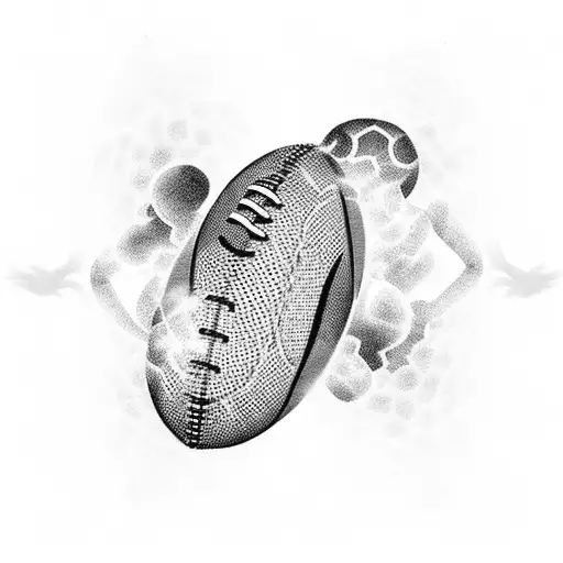 A Football Field Transformed Into A Surreal Dreamland