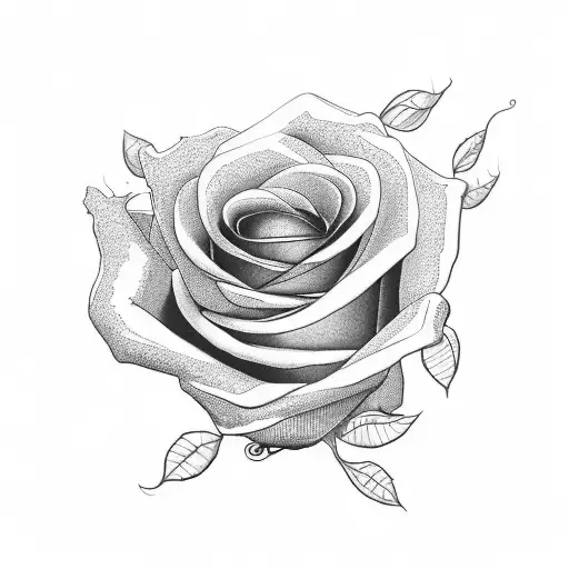 A Rose Entwined With A Pocket Watch