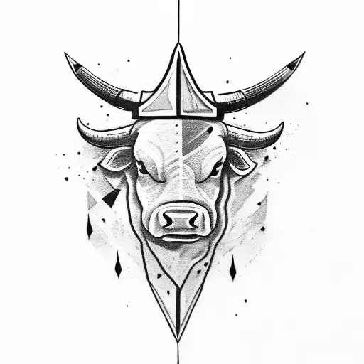 A Bull With A Sword Of Damocles Hanging Over Its Head