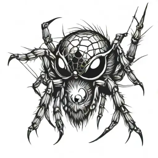 Spider With Eye Body