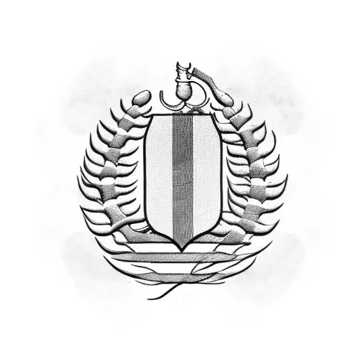 Italian Horn In Italian Flag With All Of The Leaves