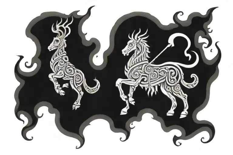 Combining Elements Of Greek And Norse Mythology To Create A Unique Mythical Creature