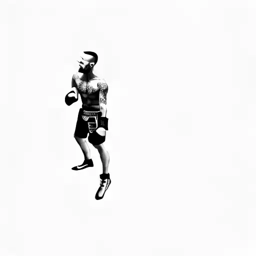 A Man Standing On Top Of A Boxing Ring