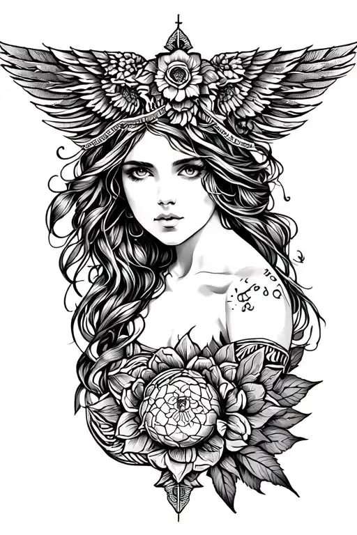 Tattoo For A Girl Zodiac Sign Of The Libra On Which