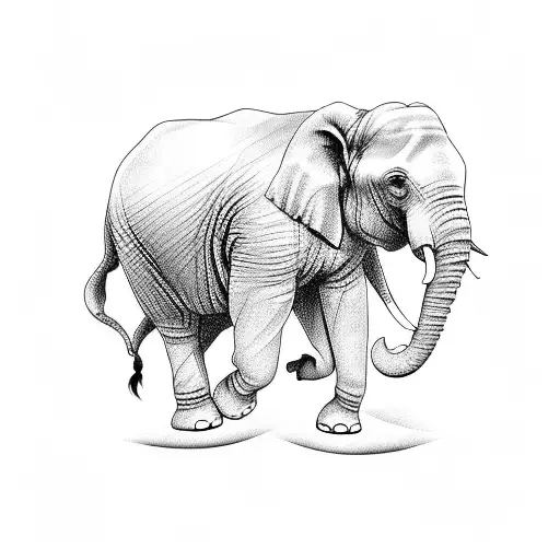 A Majestic Elephant Riding A Motorcycle Through A Mountainous Landscape