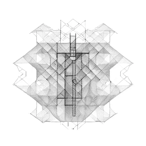 Architectural Blueprint Of A Music Studio