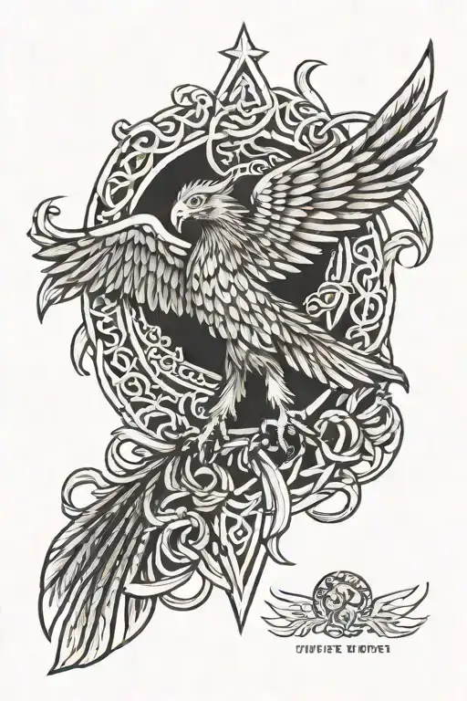 Trinity Celtic Knot And Polish Eagle