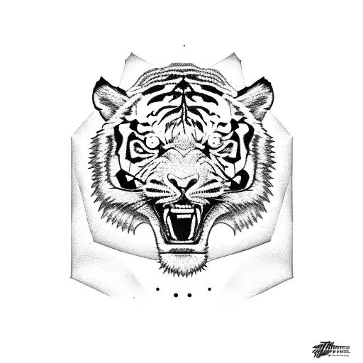 Tiger Growl Side View