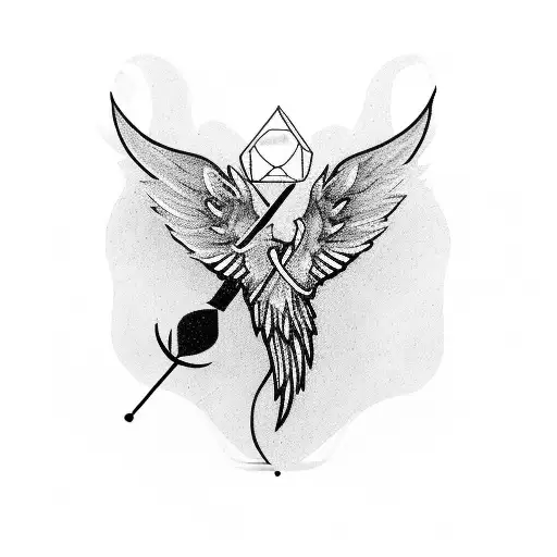 Wing With Highs And Lows With Letter S