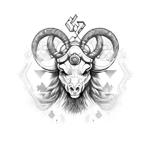 A Video Game Controller Morphing Into An Aries Ram's Head