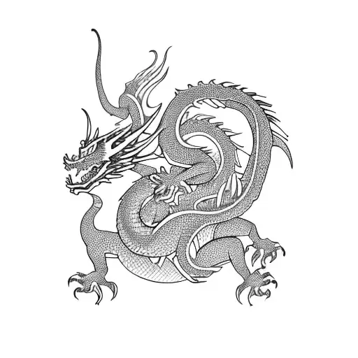 Dragon In An African Shiel